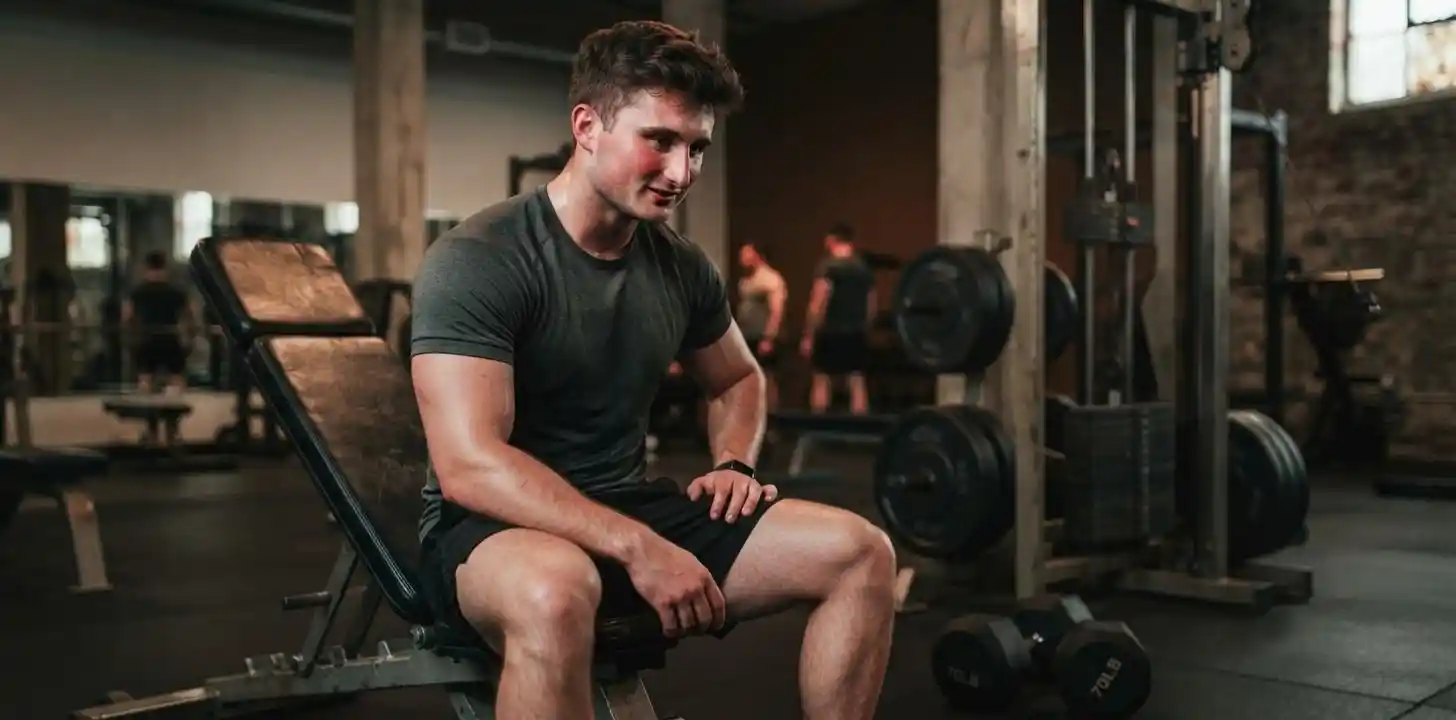 Chest workout captions